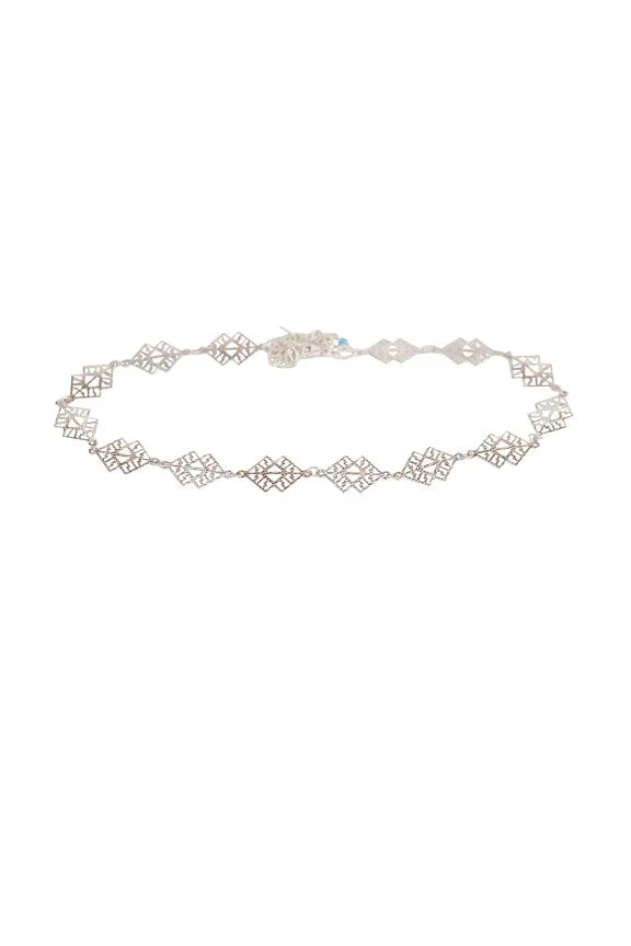 Goddess Choker in Silver
