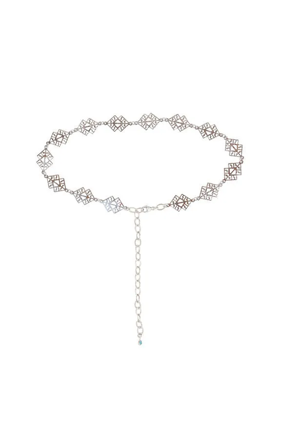 Goddess Choker in Silver