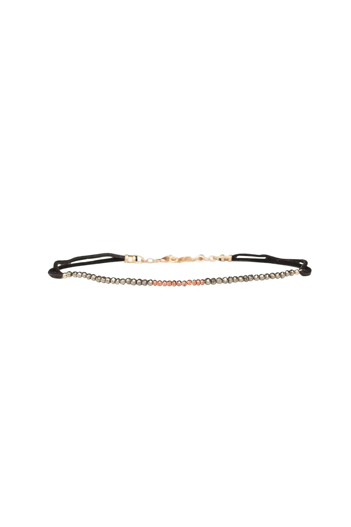 Goddess Gemstone Choker in Gunmetal and Copper