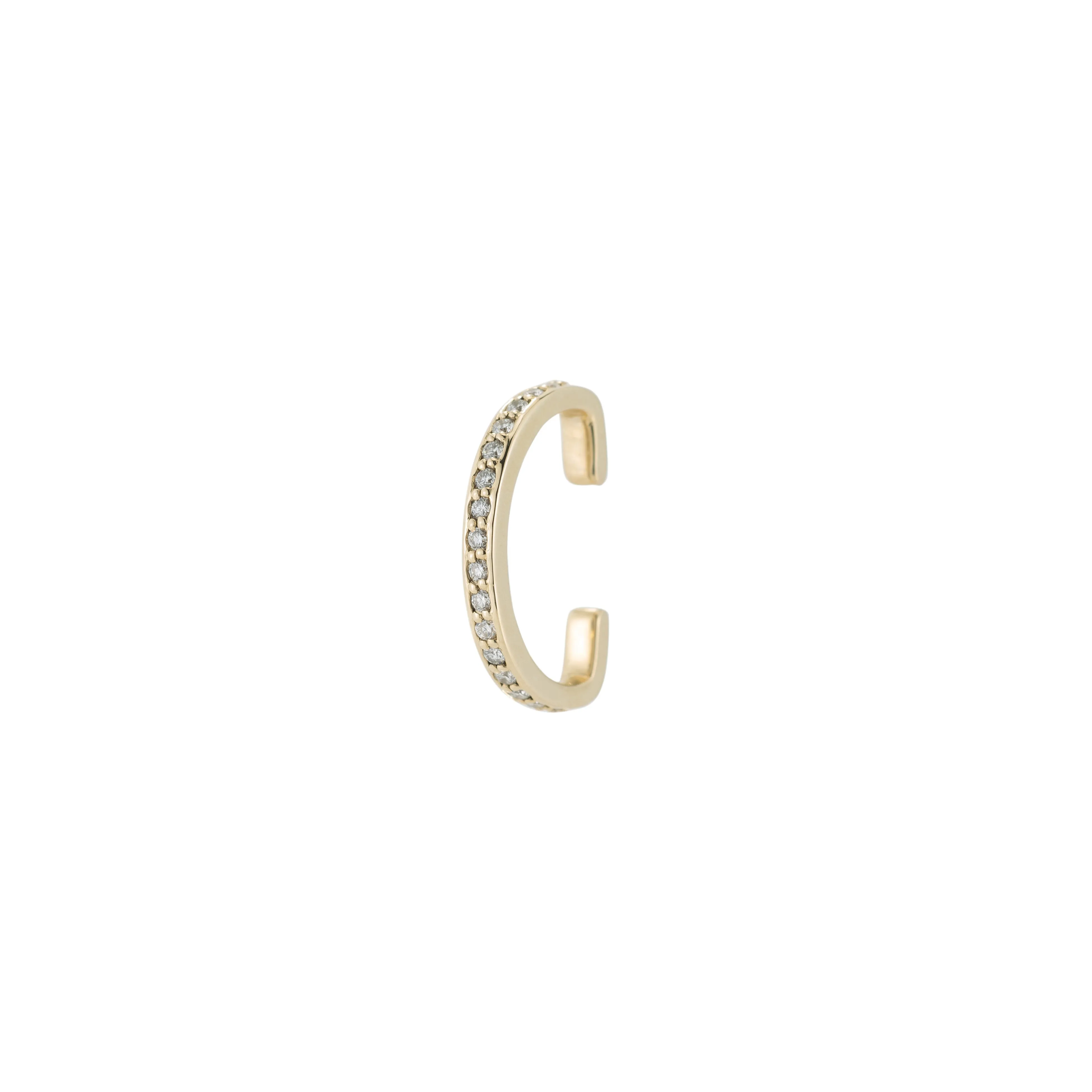 Gold & Diamond Ear Cuff