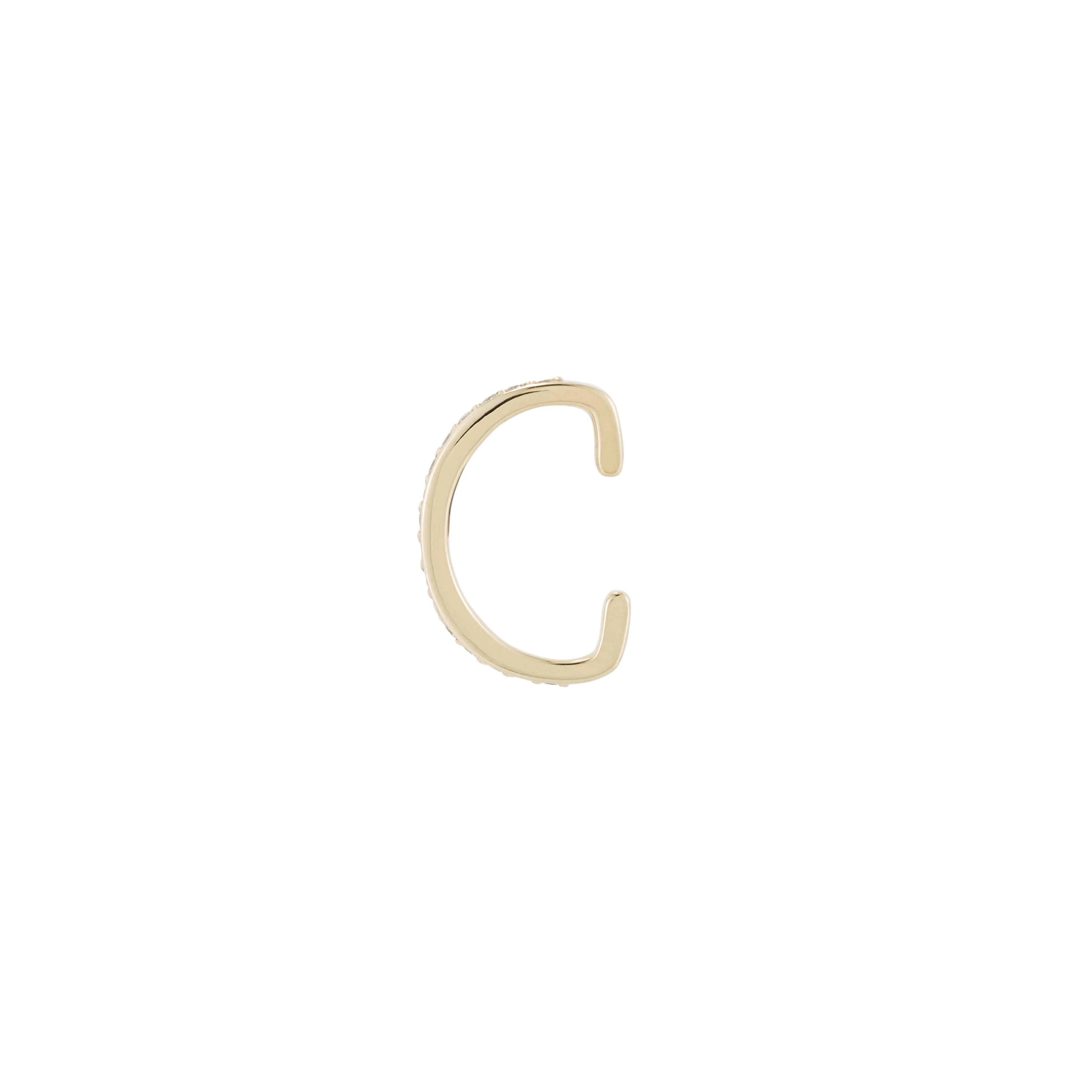 Gold & Diamond Ear Cuff