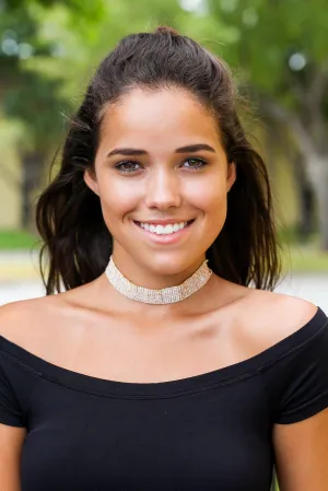 Gold Crystal Choker