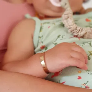 Gold Cuff Bracelet for Infants and Toddlers