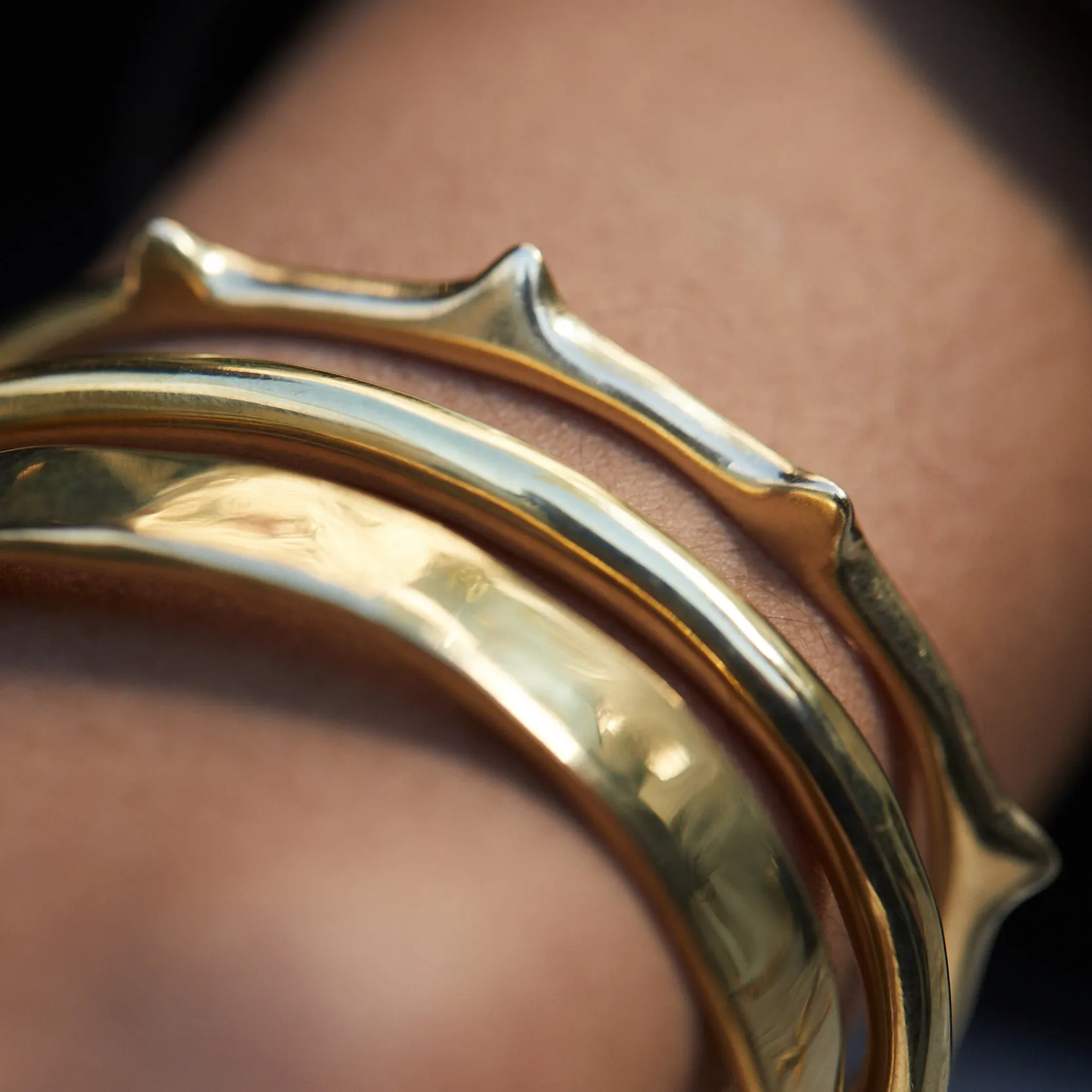 Gold Cuff Trio