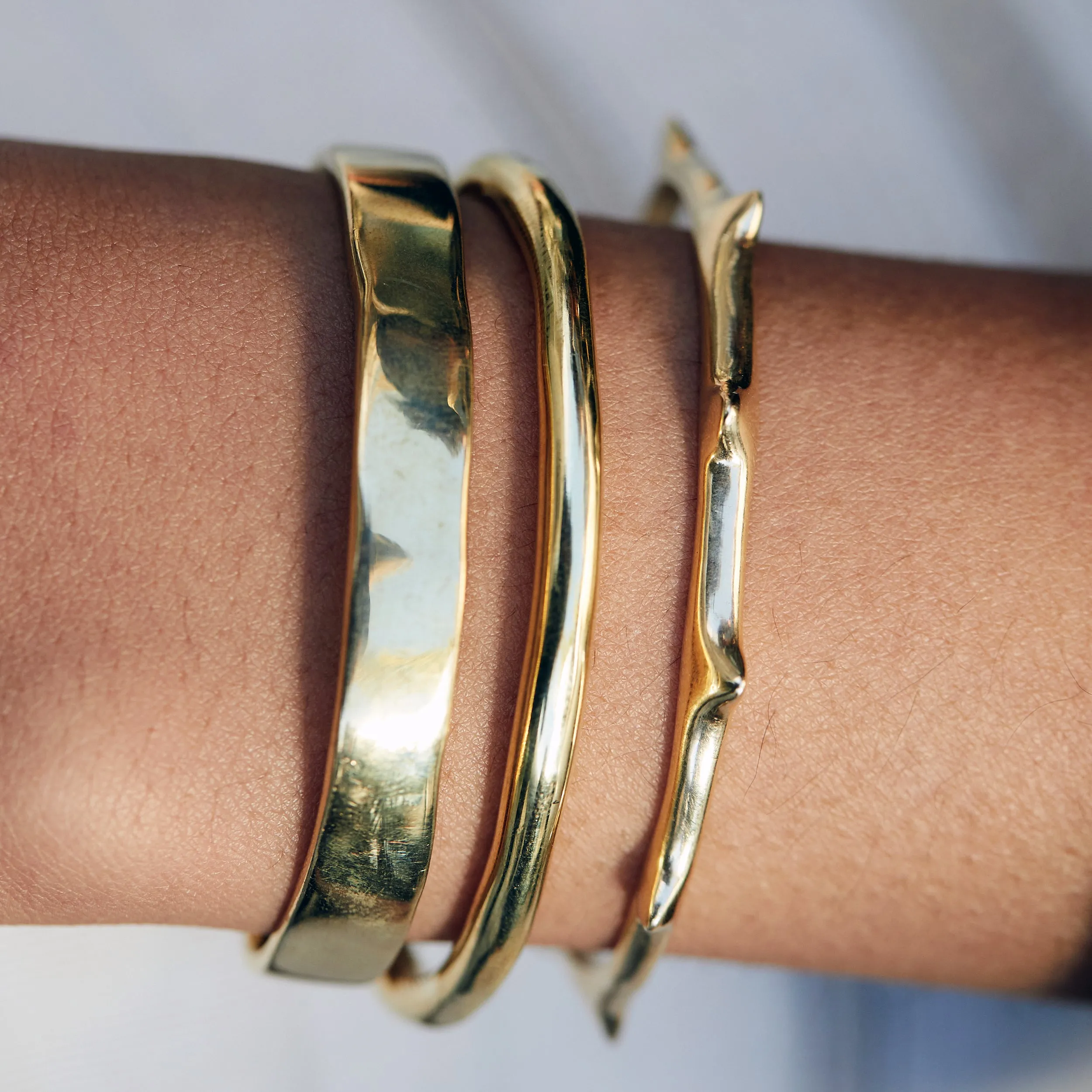 Gold Cuff Trio