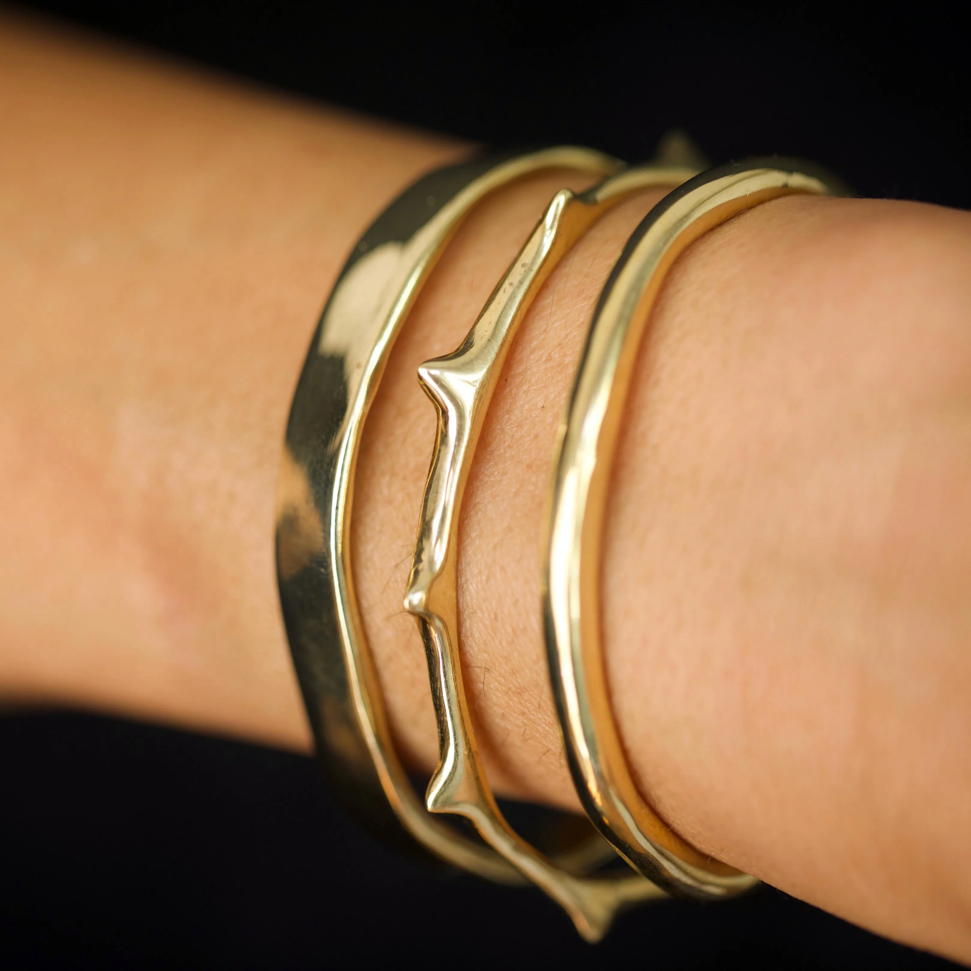 Gold Cuff Trio