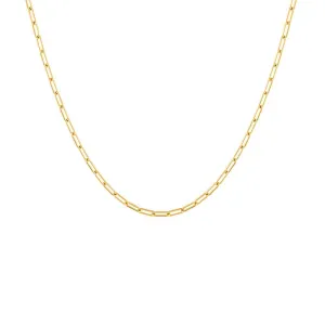 Gold Filled Baby Paperclip Necklace