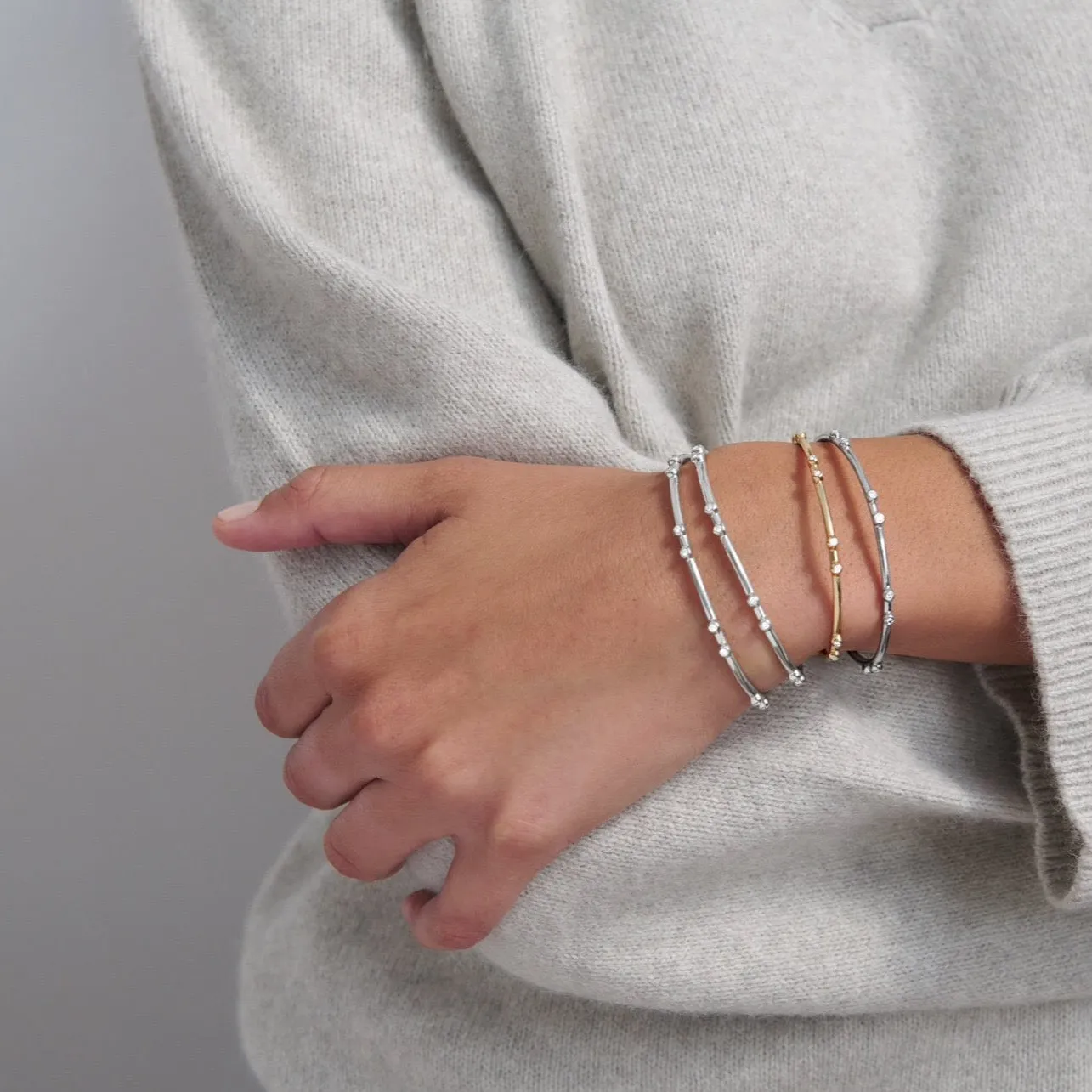 Gold Orbit Cuff