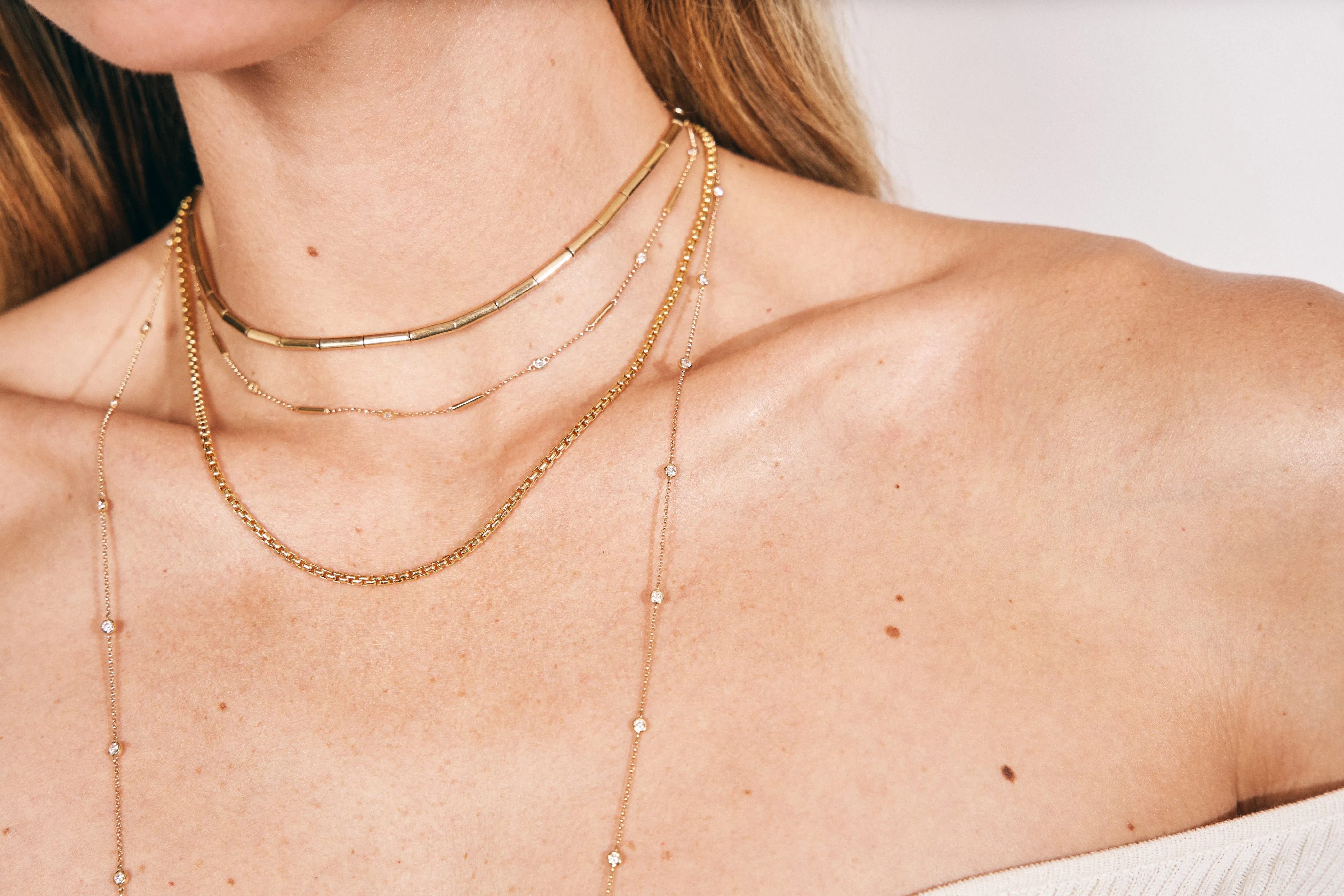 Gold Section Choker