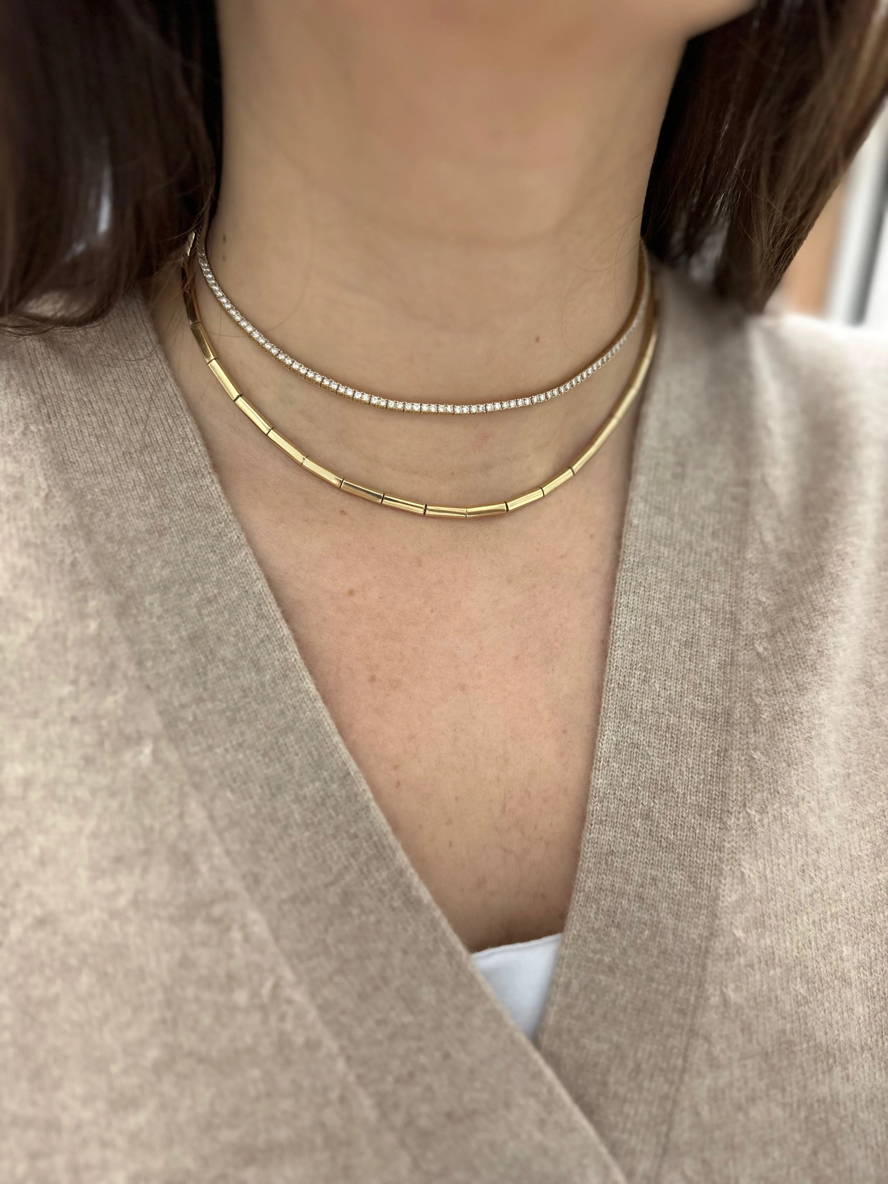 Gold Section Choker