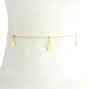 GOLD STAR CHOKER 14K