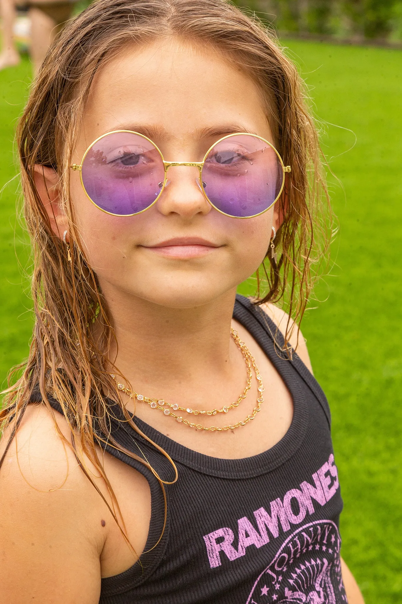 GOLD Swarovski Crystal Girls Necklace & Bracelets:  various crystal options
