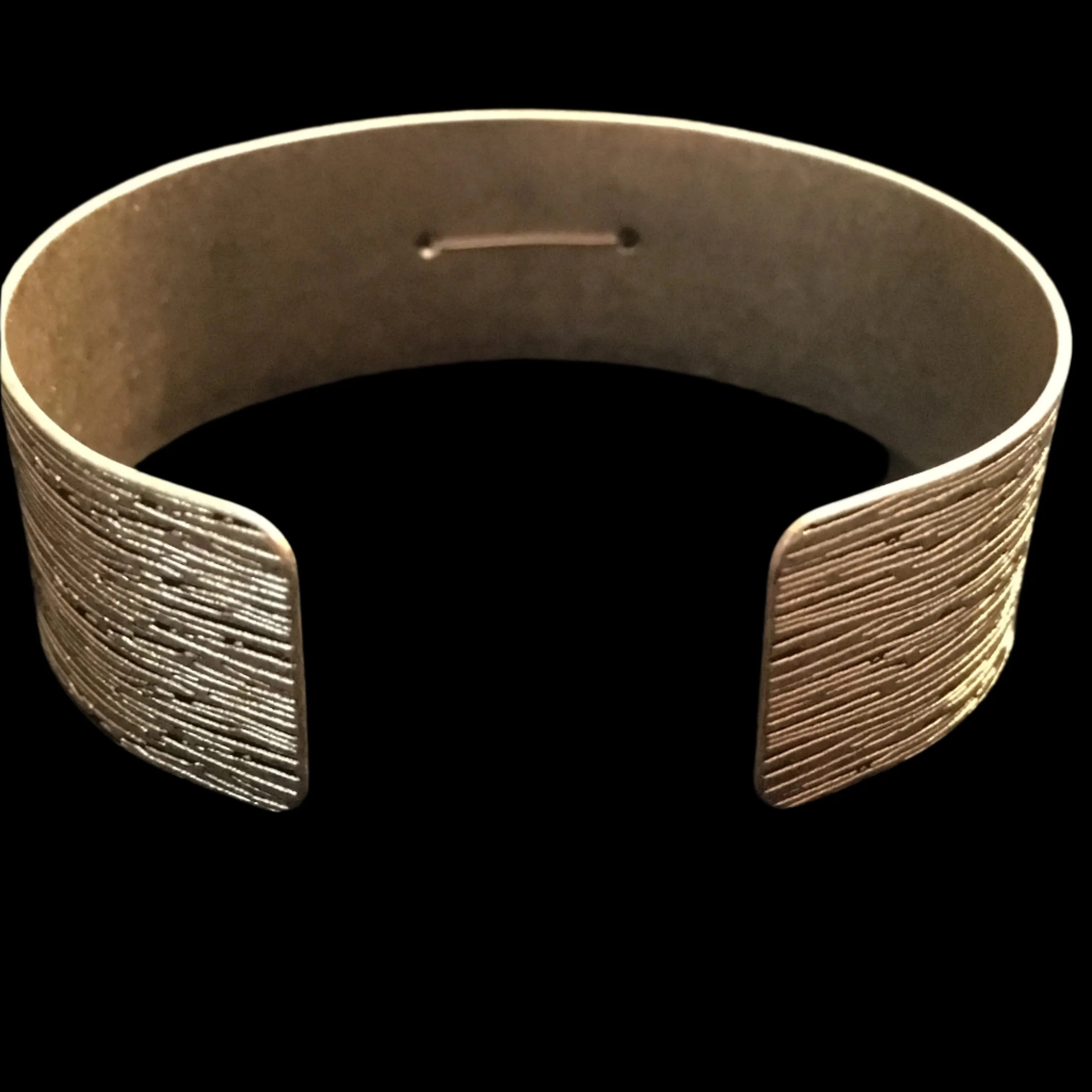 Gold Tone Cuff Bracelet with White & Topaz Stones