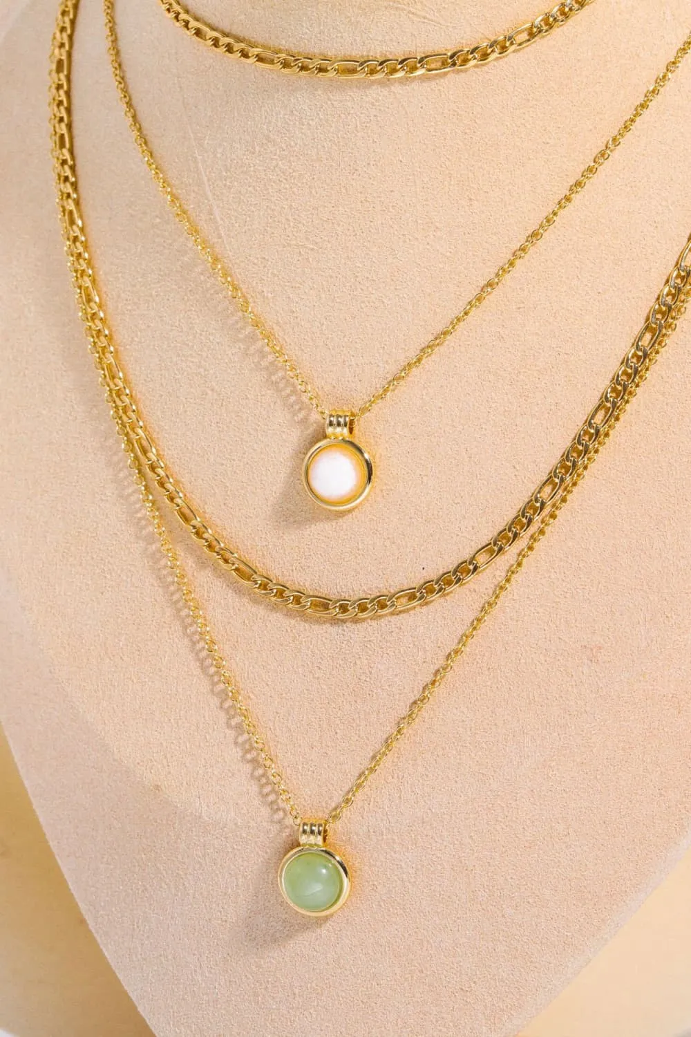 Golden Glow Aventurine Pendant Necklace