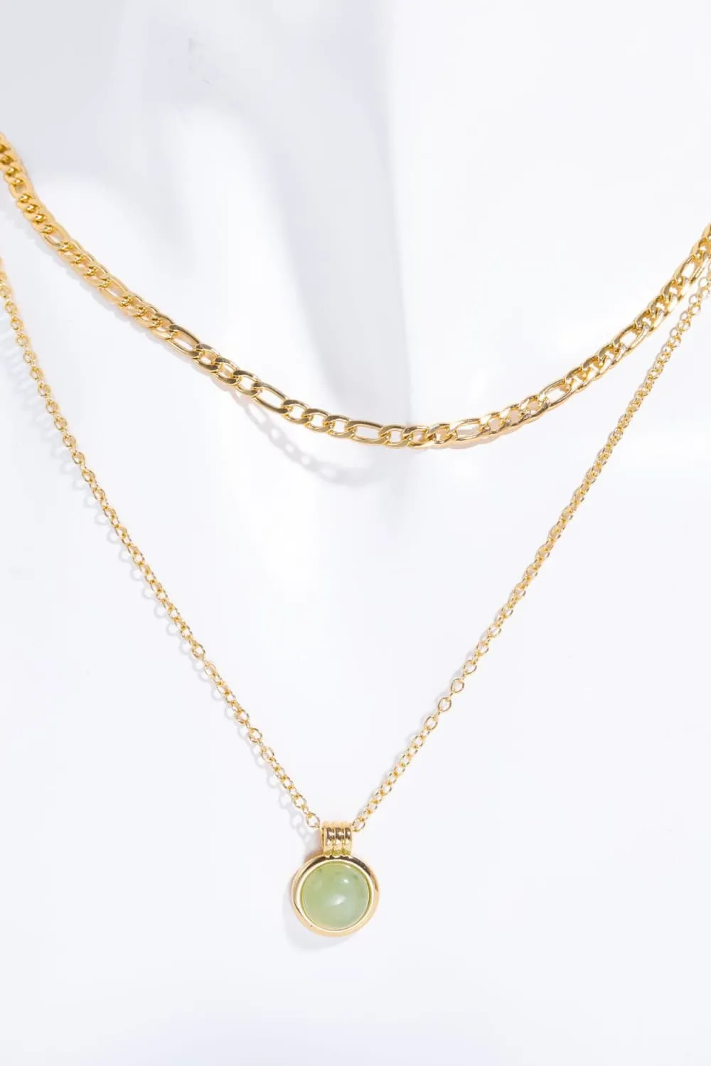 Golden Glow Aventurine Pendant Necklace