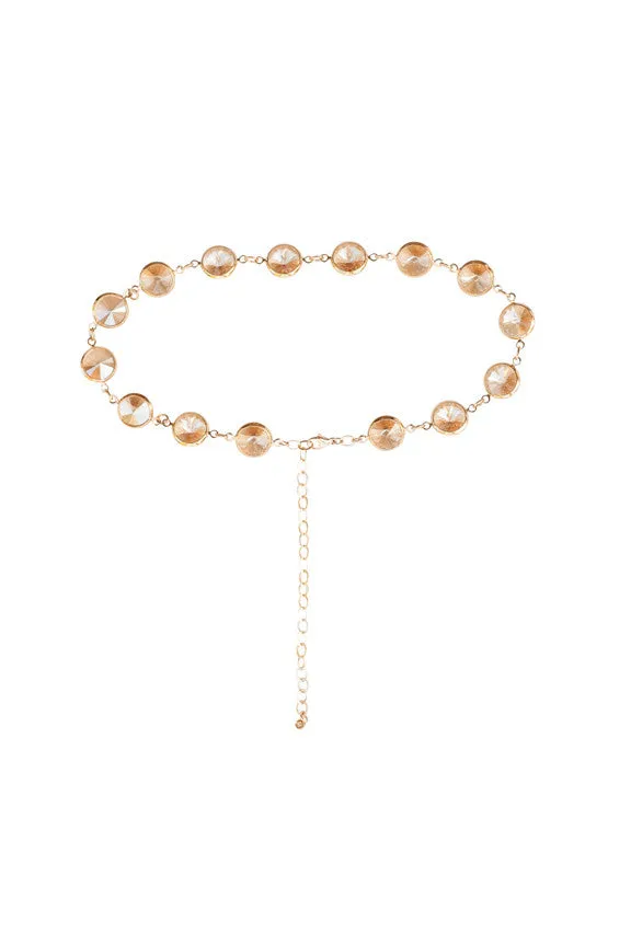 Golden Shadow Crystal Choker