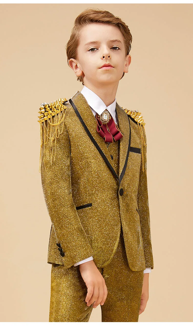 Golden Shimmering Emperor's Suit