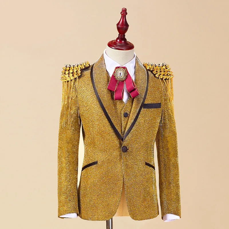 Golden Shimmering Emperor's Suit