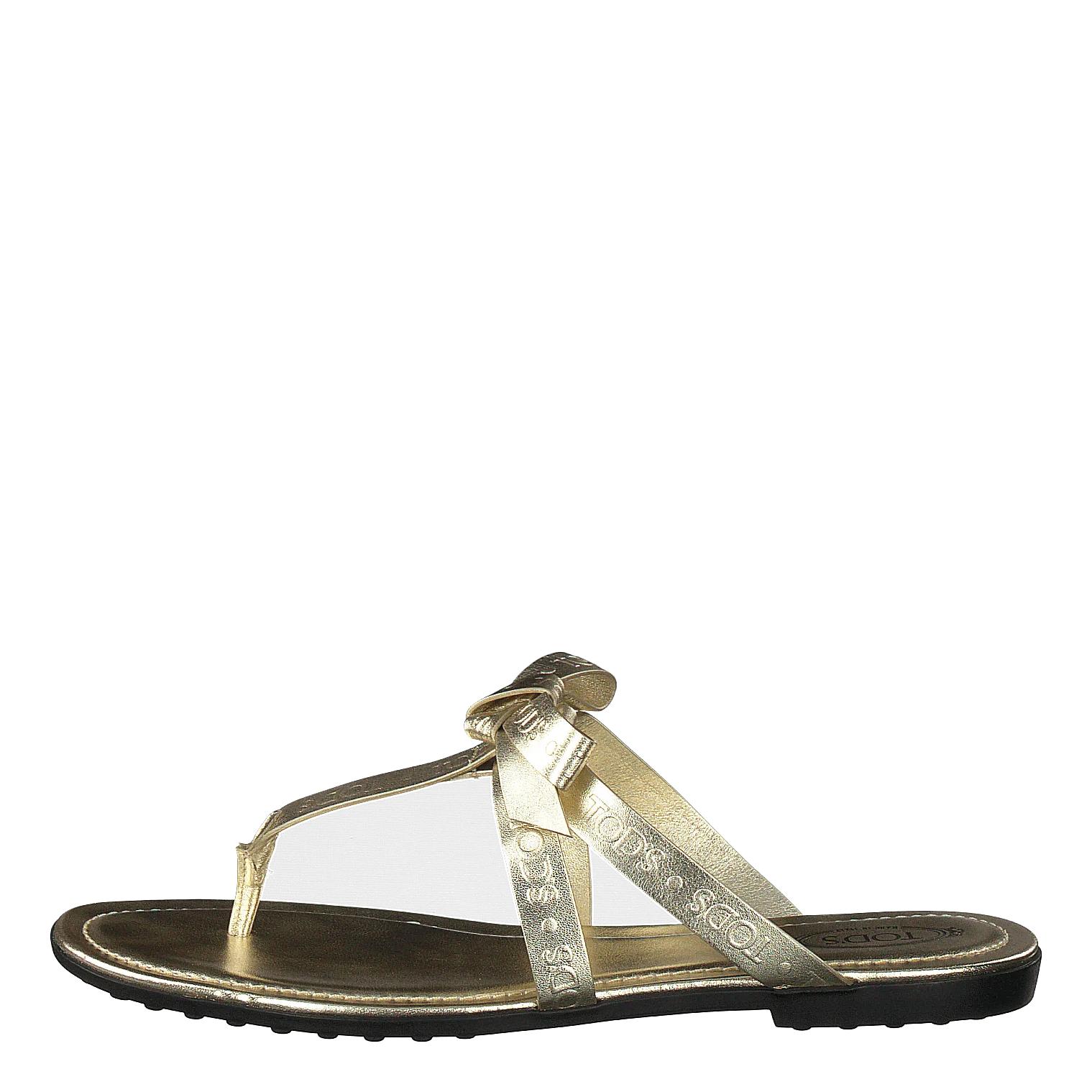 Gomma Bow Sandal Flan