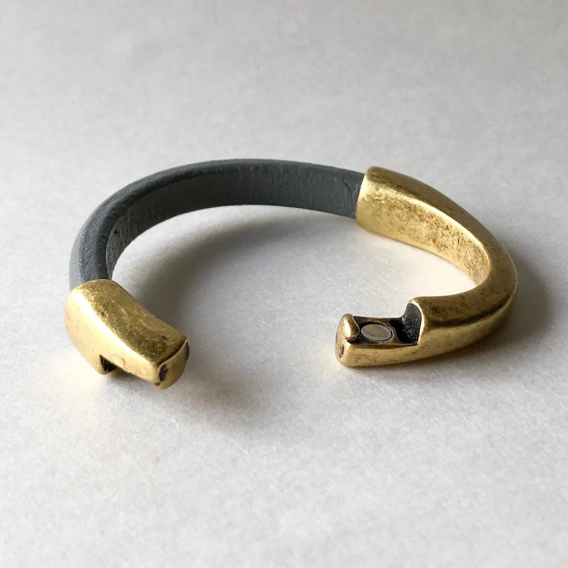 Gray & AB - Large Width - Magnetic Cuff - WHSL