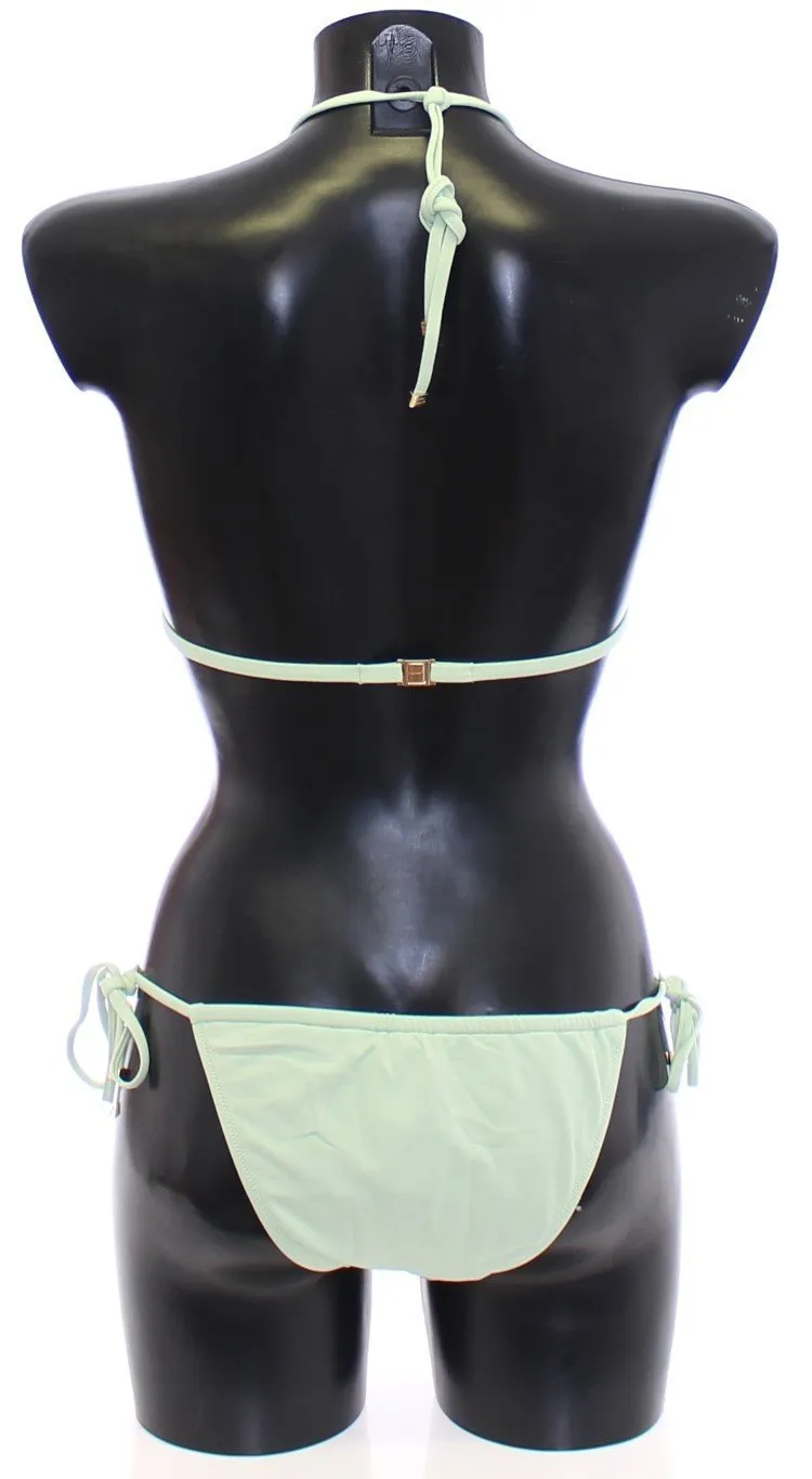 Green 2 Piece Bikini Swimwear Beachwear