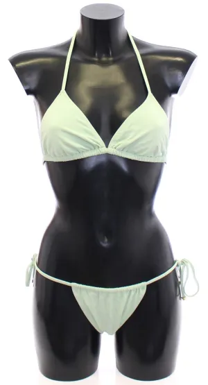 Green 2 Piece Bikini Swimwear Beachwear