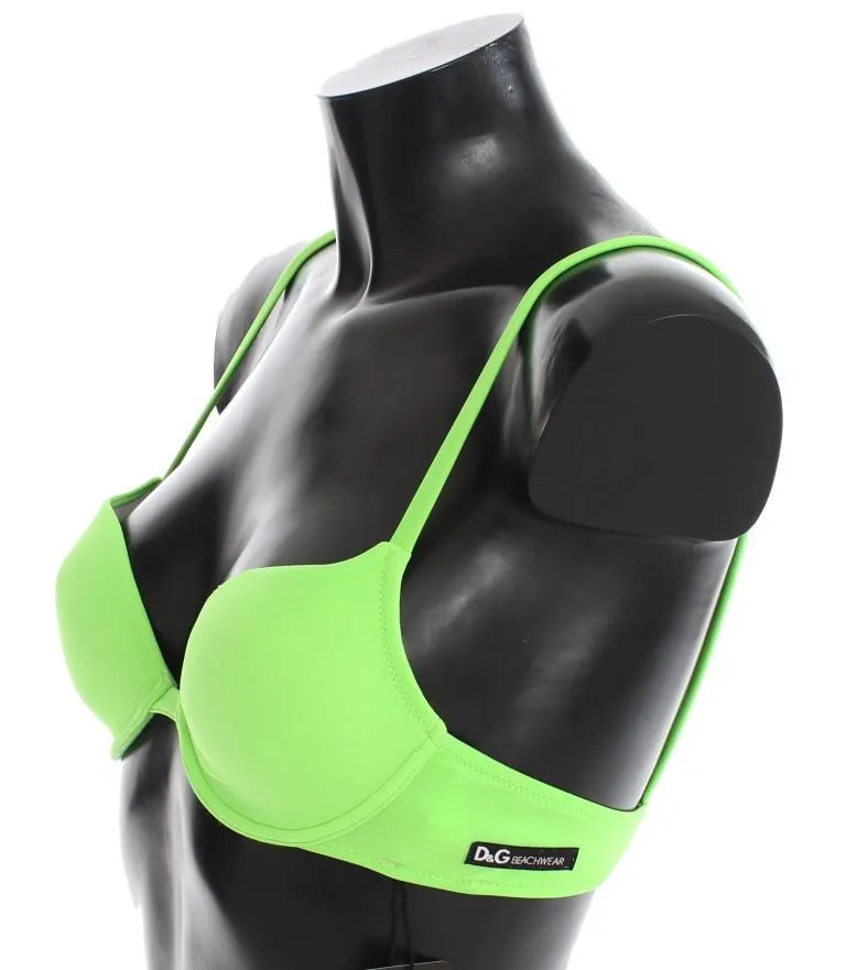 Green Bikini Top Bra Swimwear Beachwear