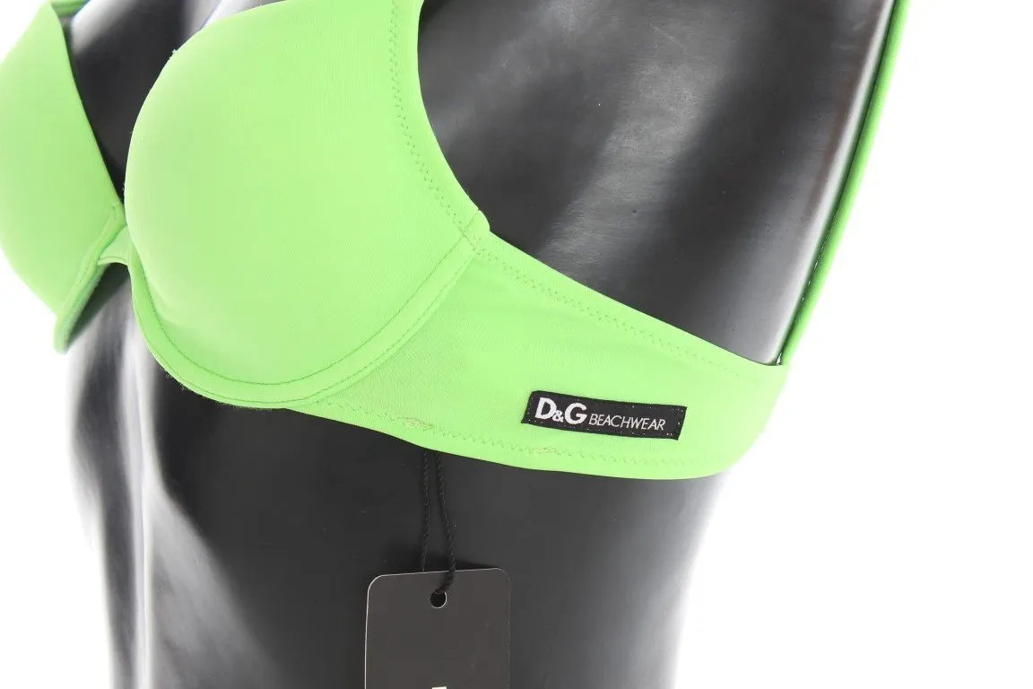 Green Bikini Top Bra Swimwear Beachwear
