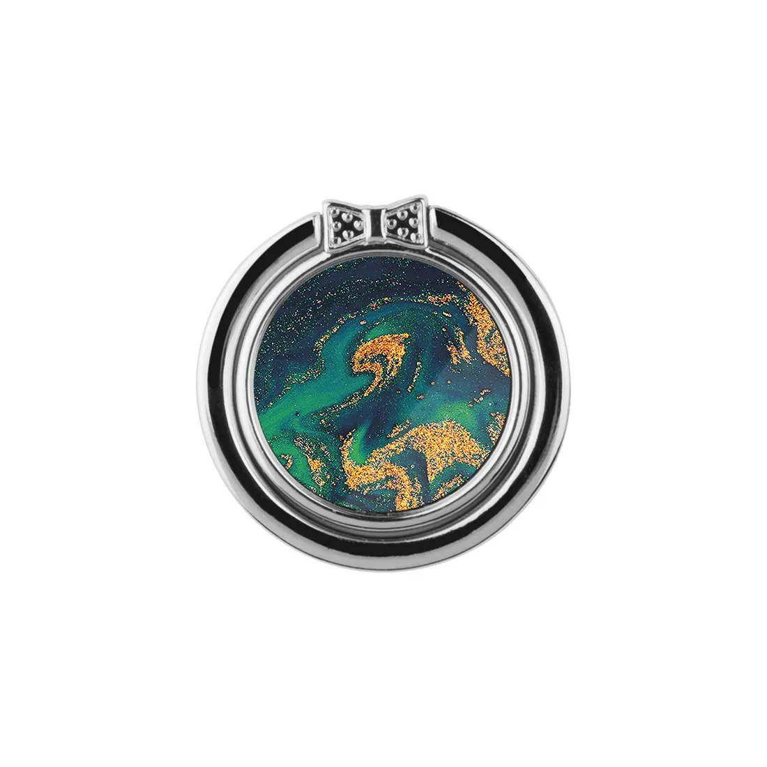 Green Night Quicksand | Custom Phone Ring Holder  (Non-MagSafe)