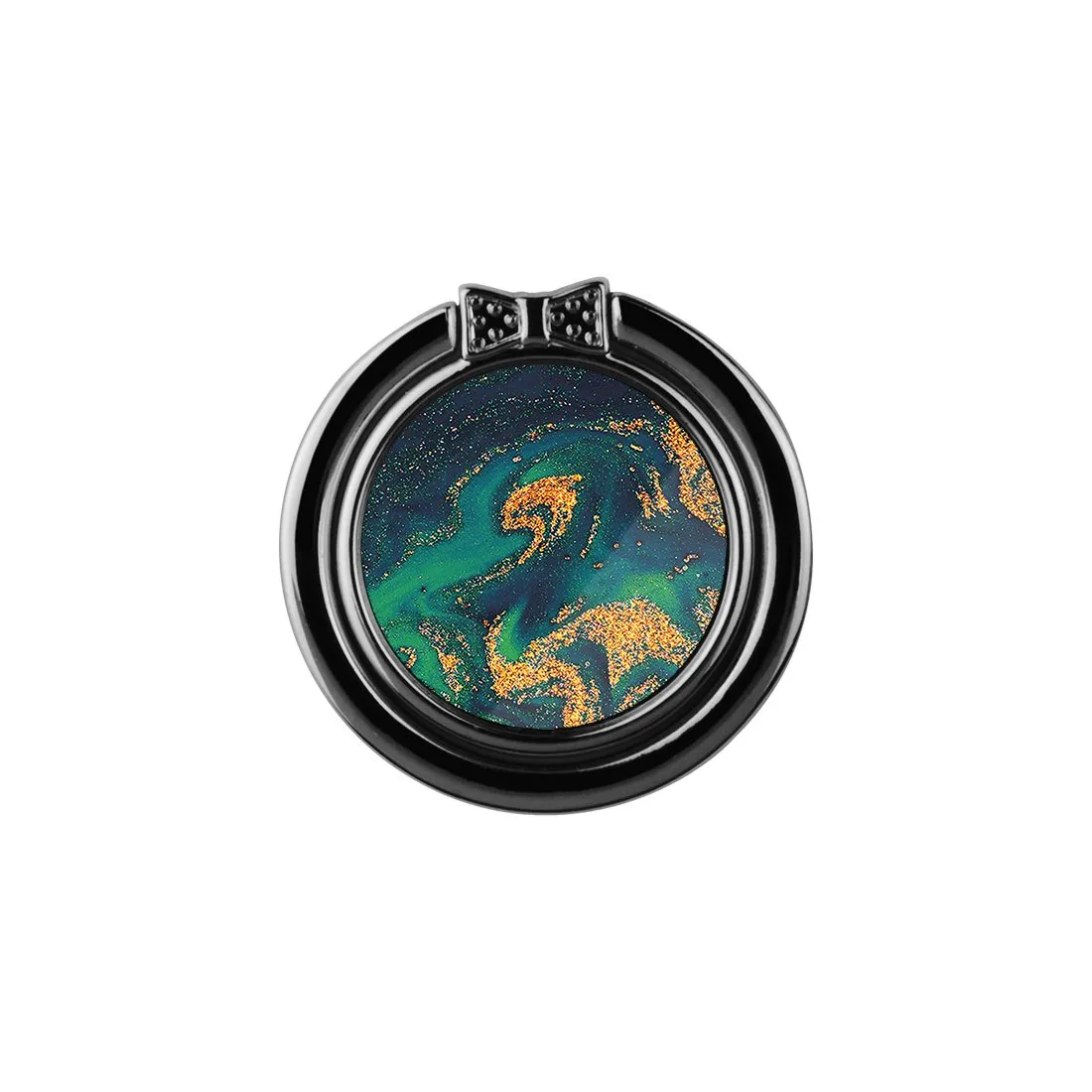 Green Night Quicksand | Custom Phone Ring Holder  (Non-MagSafe)