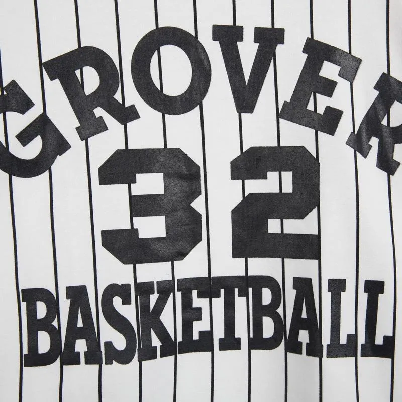 'GROVER 32 BASKETBALL' Striped Shirt