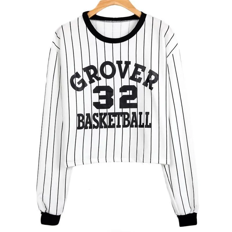'GROVER 32 BASKETBALL' Striped Shirt