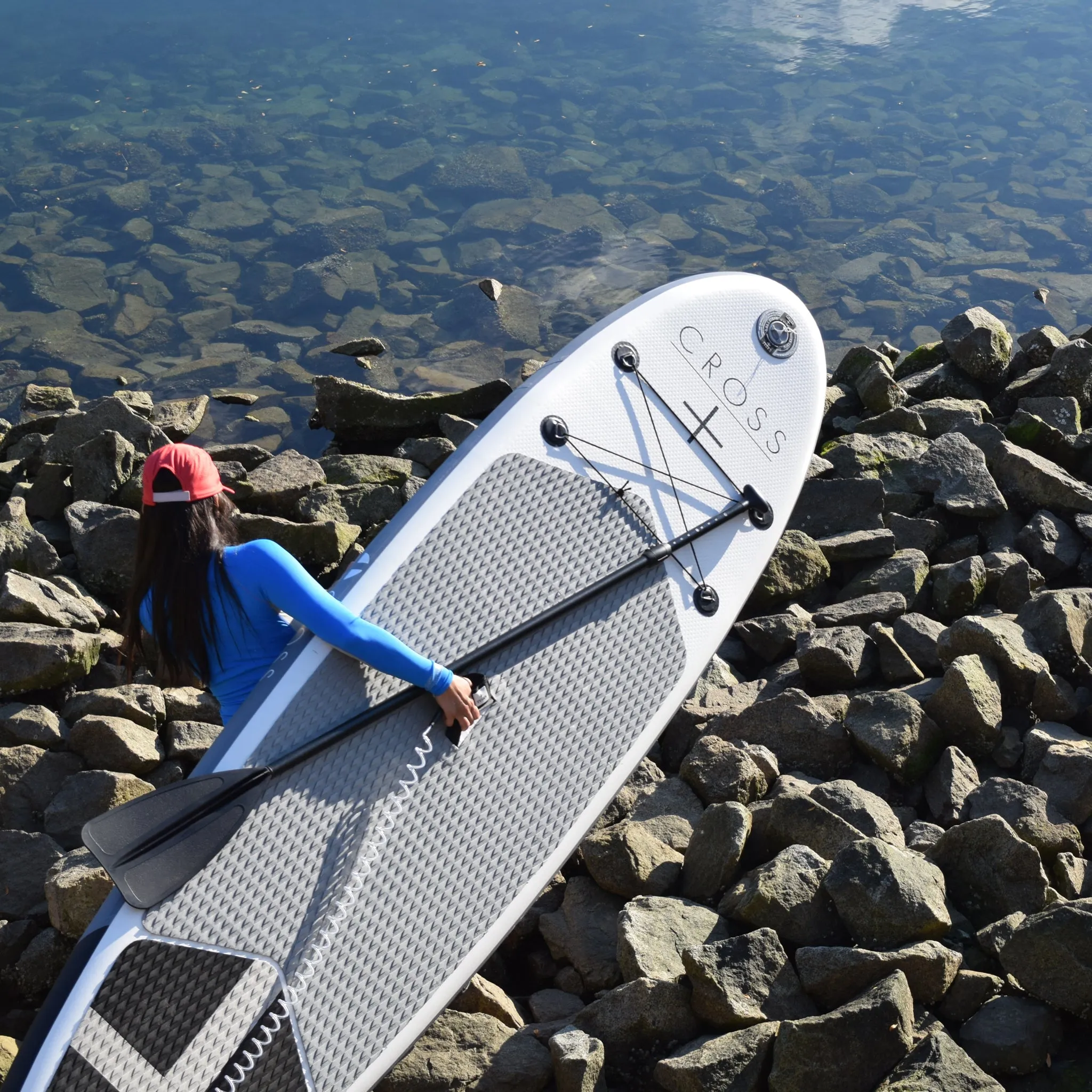Gul Cross 10' 7" Inflatable Paddle Board iSUP Package