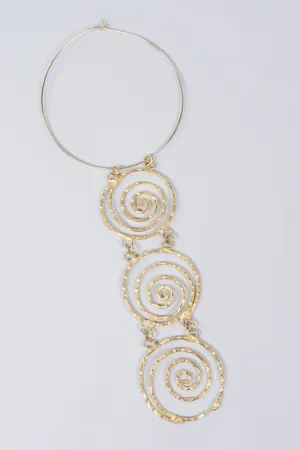 Hanging Swirl Choker
