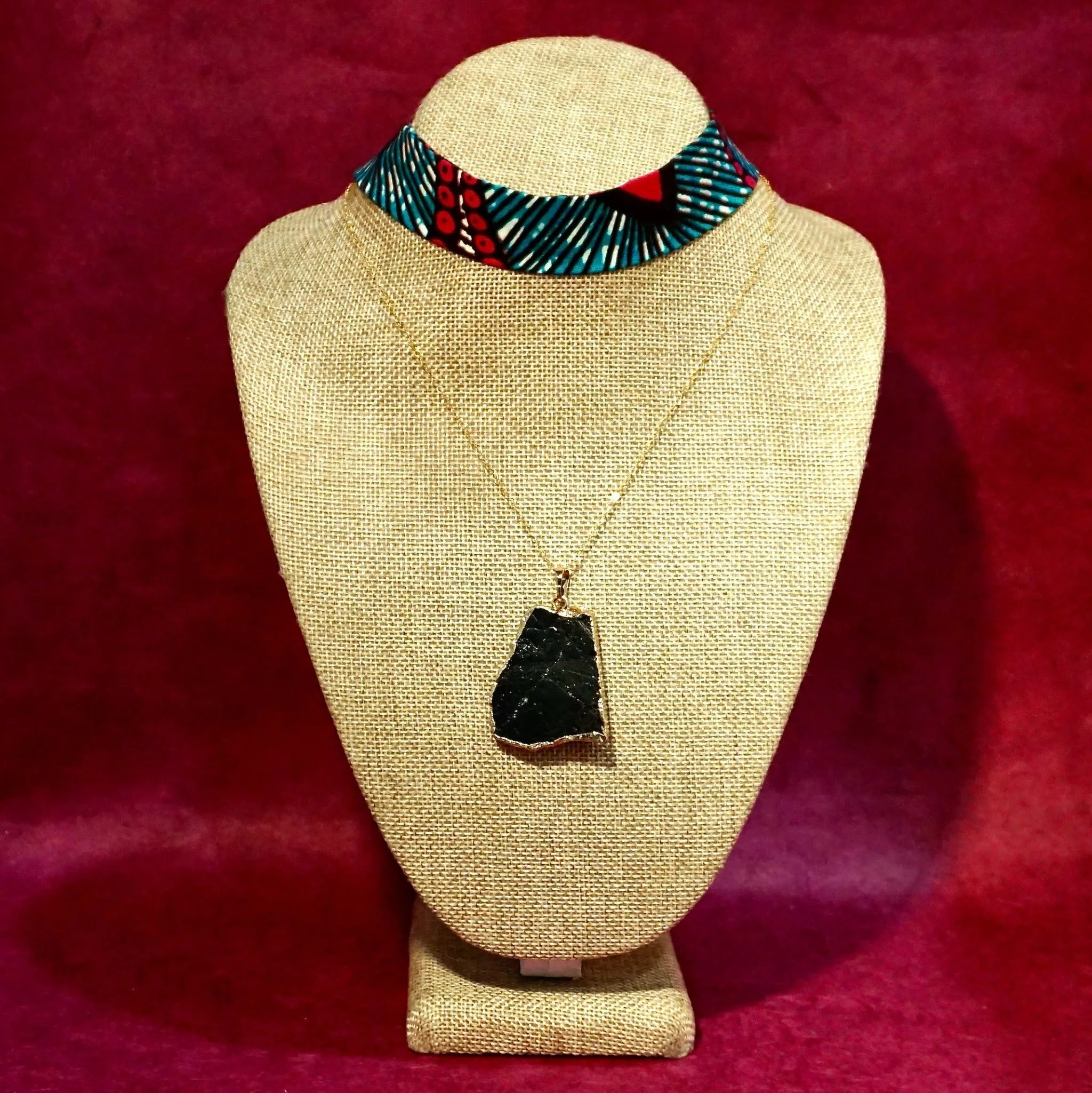 Hanwi Ankara Fabric Choker