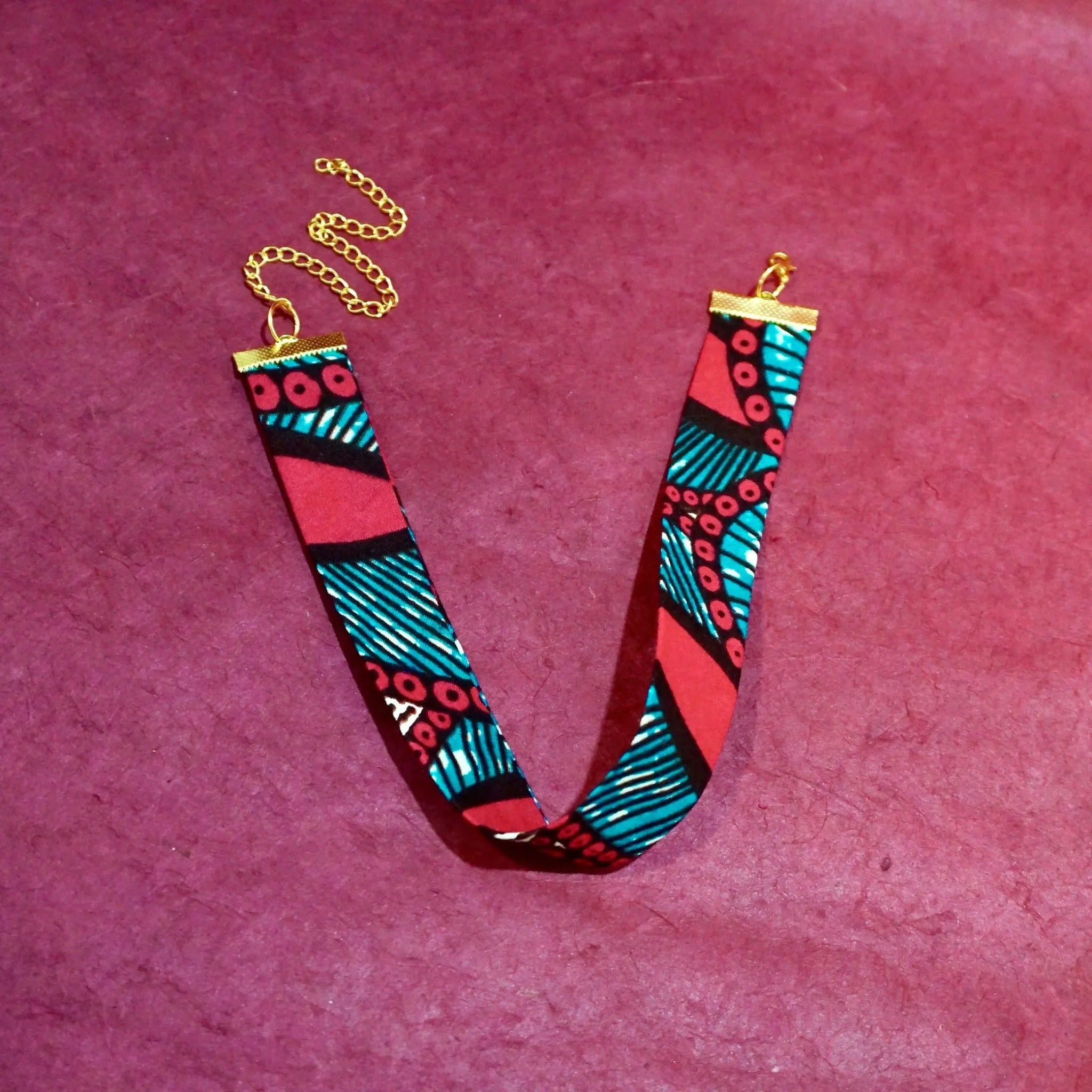 Hanwi Ankara Fabric Choker