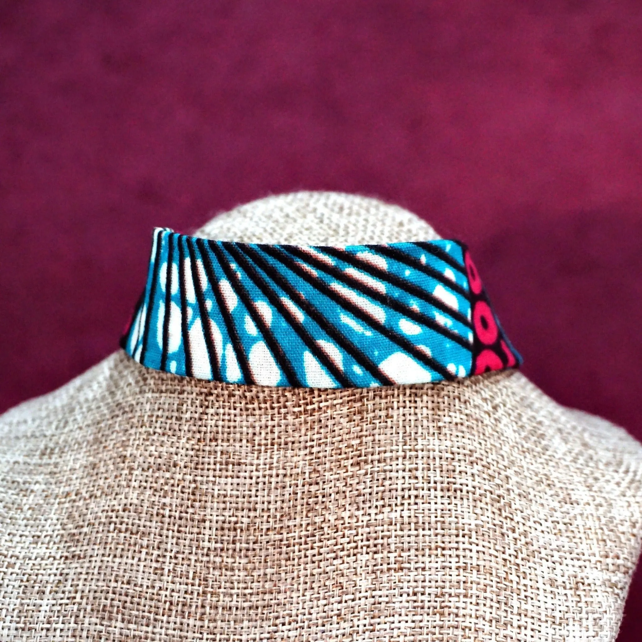 Hanwi Ankara Fabric Choker