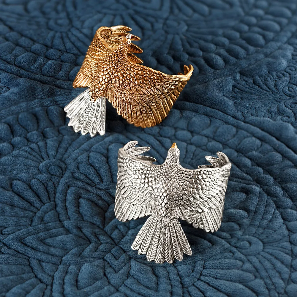 Hawk Cuff in Bronze