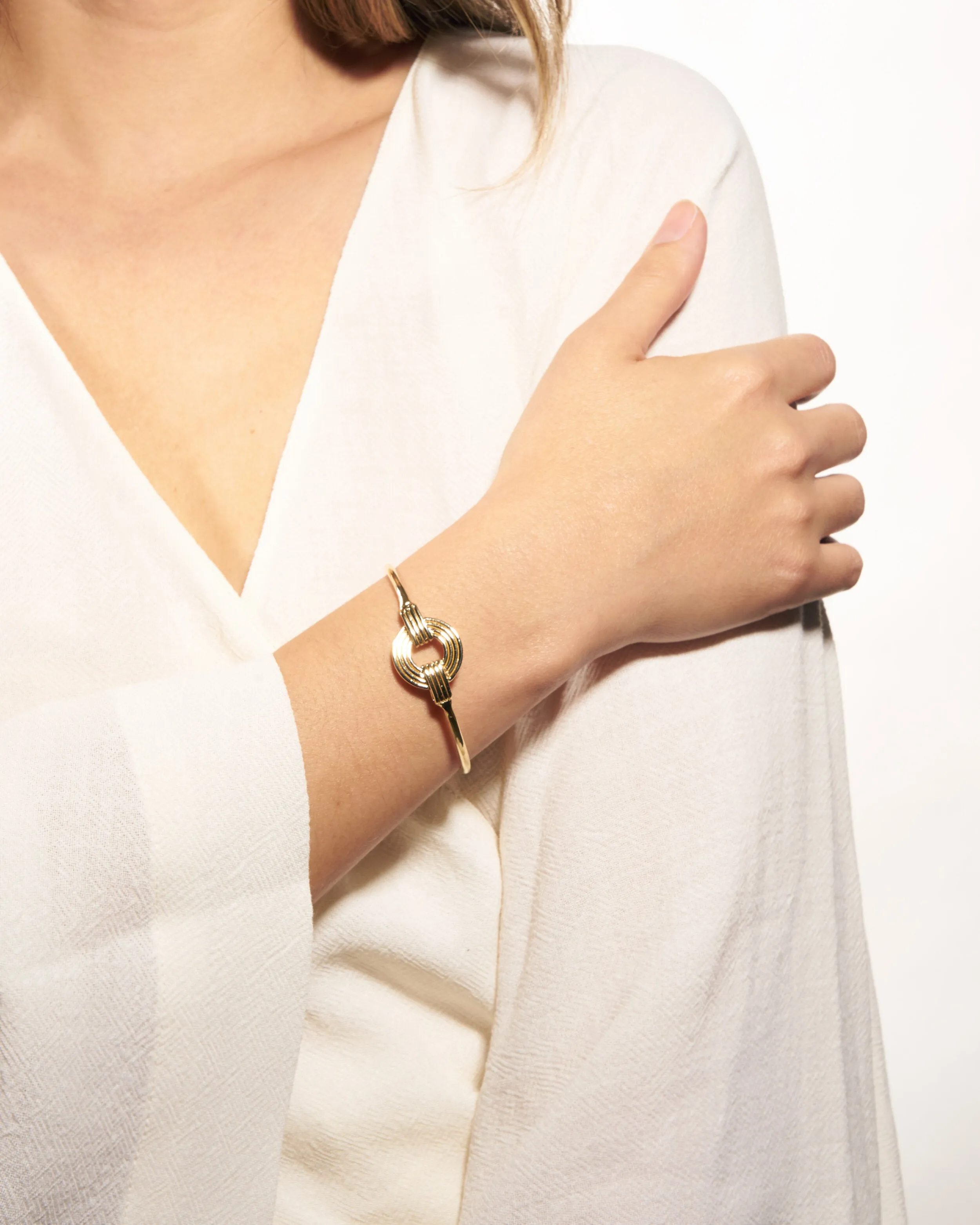 HELIOS CUFF IN BRASS