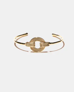 HELIOS CUFF IN BRASS
