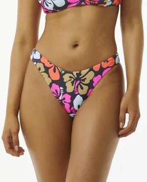 HIBISCUS HEAT HI CUT CHEEKY - MULTICO