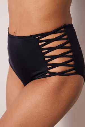 High Fashion Black Bikini Bottom