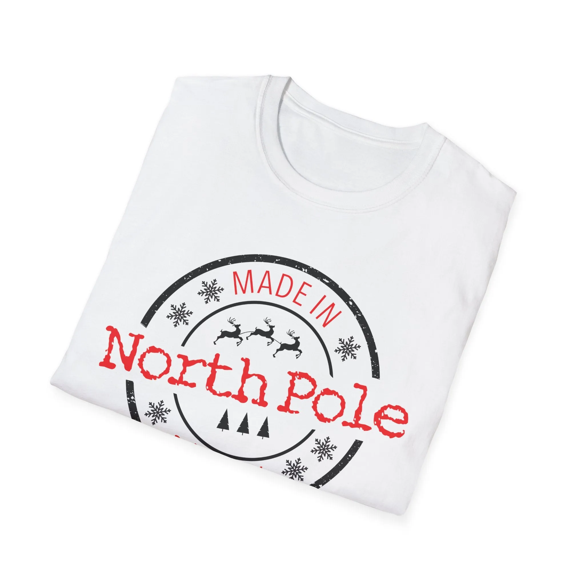 Holiday - Made in The North Pole - soft-style t-shirt