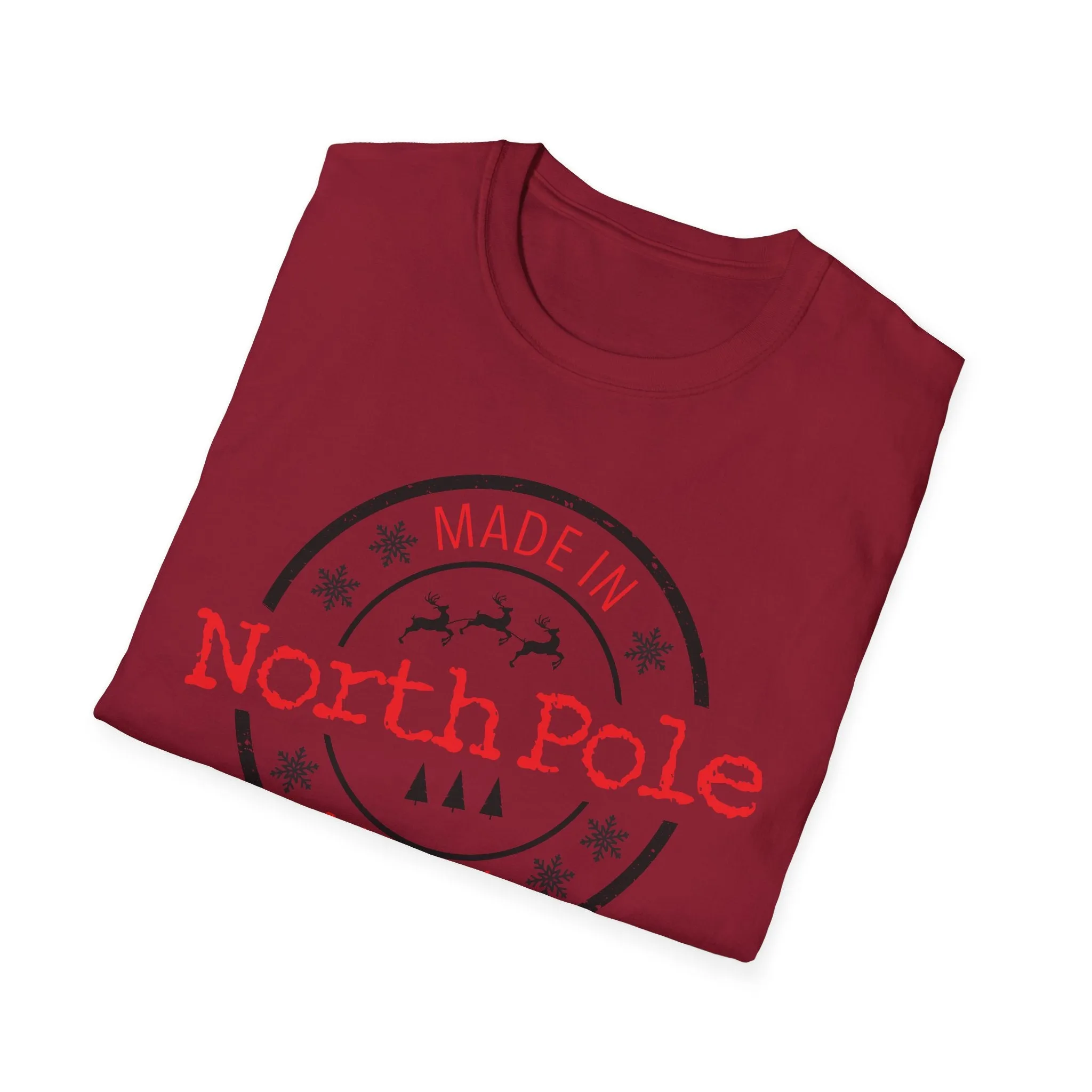 Holiday - Made in The North Pole - soft-style t-shirt