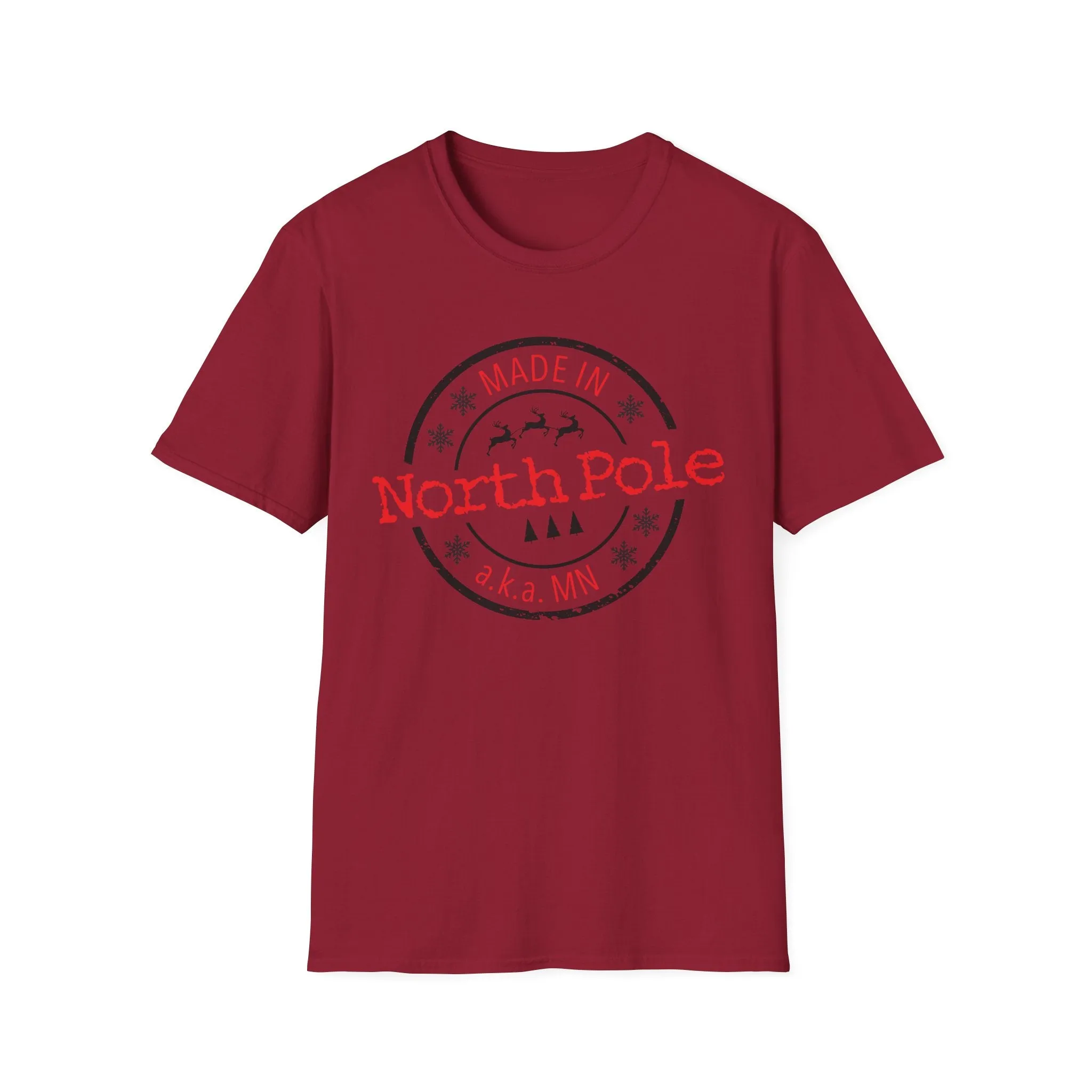 Holiday - Made in The North Pole - soft-style t-shirt