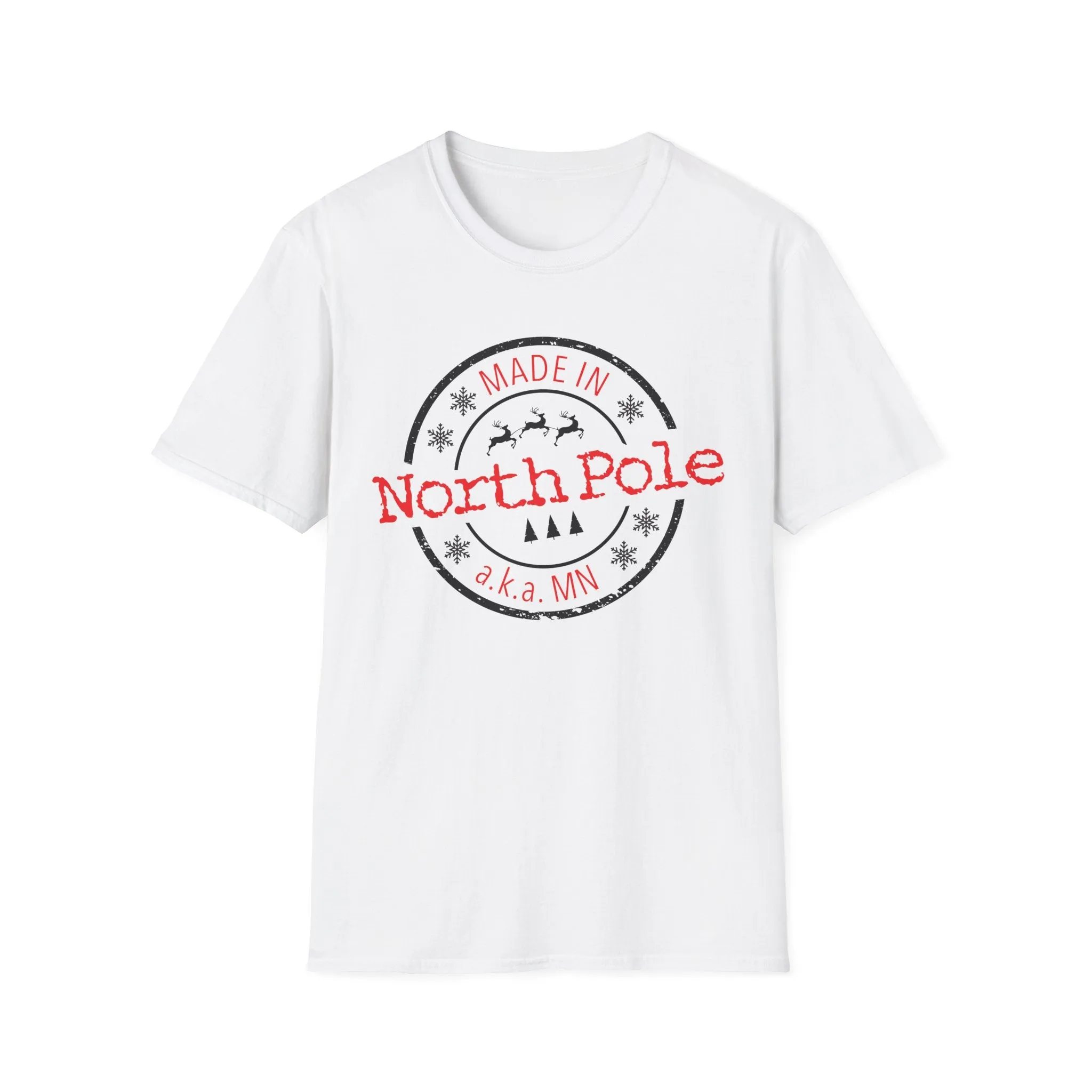 Holiday - Made in The North Pole - soft-style t-shirt