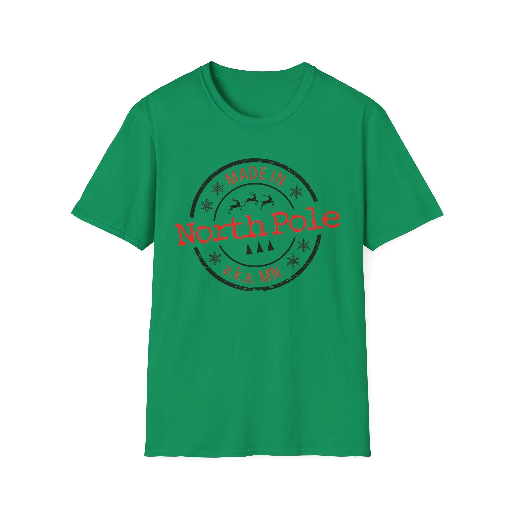 Holiday - Made in The North Pole - soft-style t-shirt