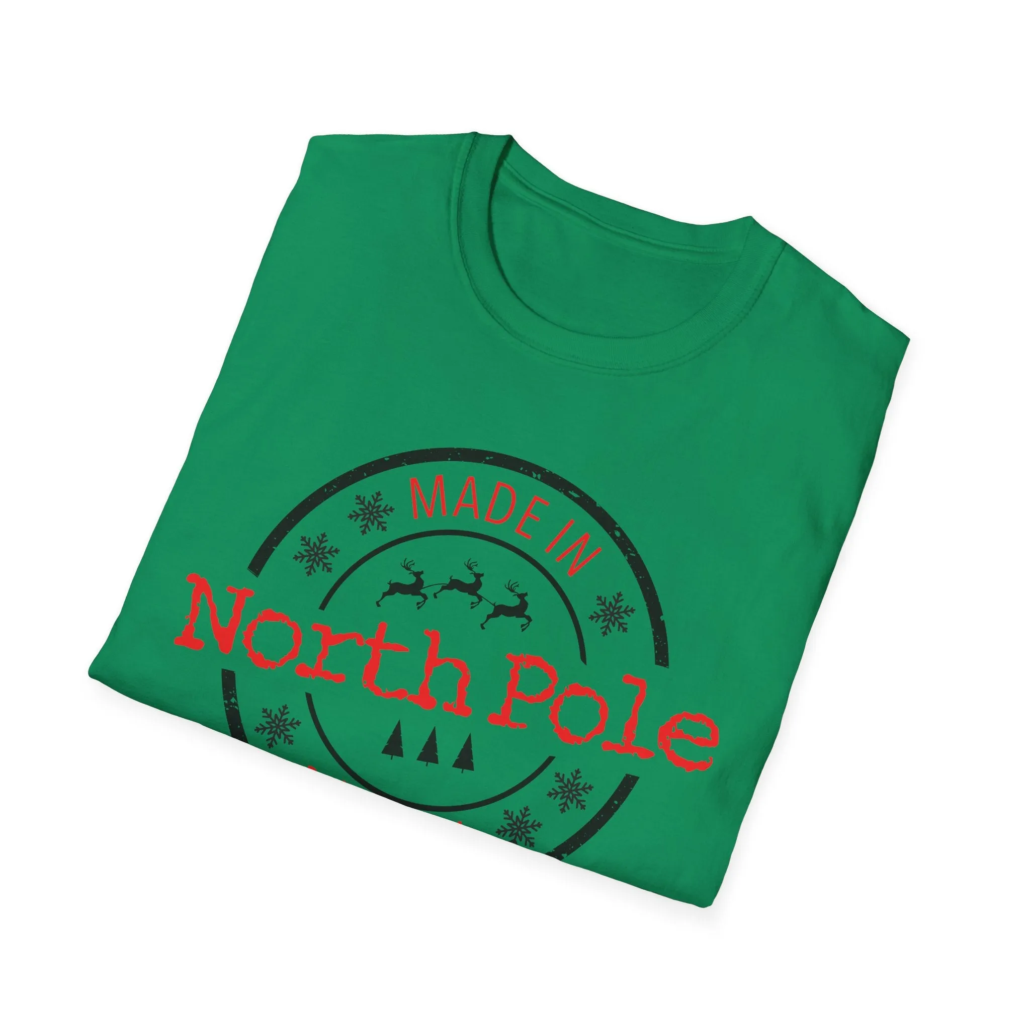 Holiday - Made in The North Pole - soft-style t-shirt