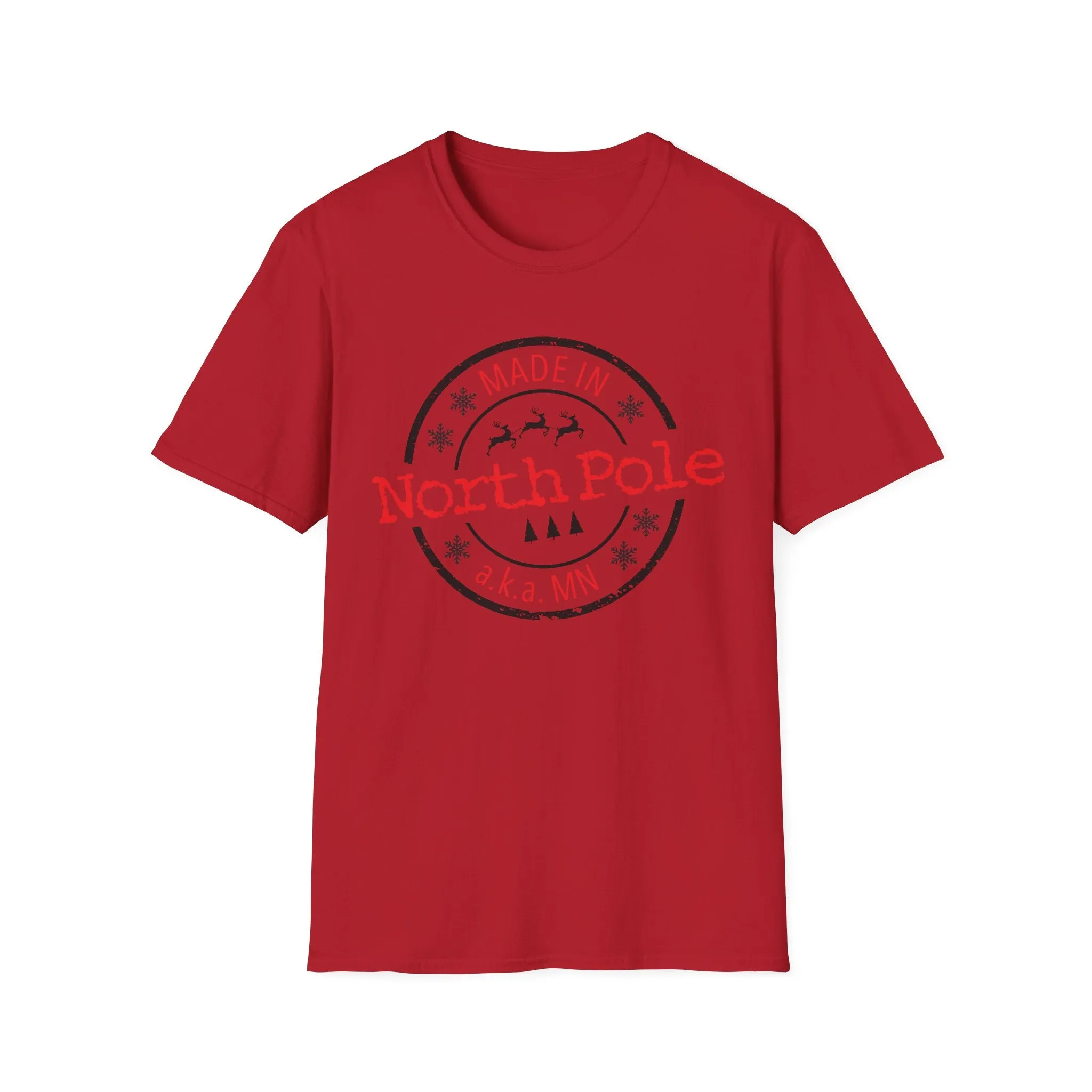 Holiday - Made in The North Pole - soft-style t-shirt
