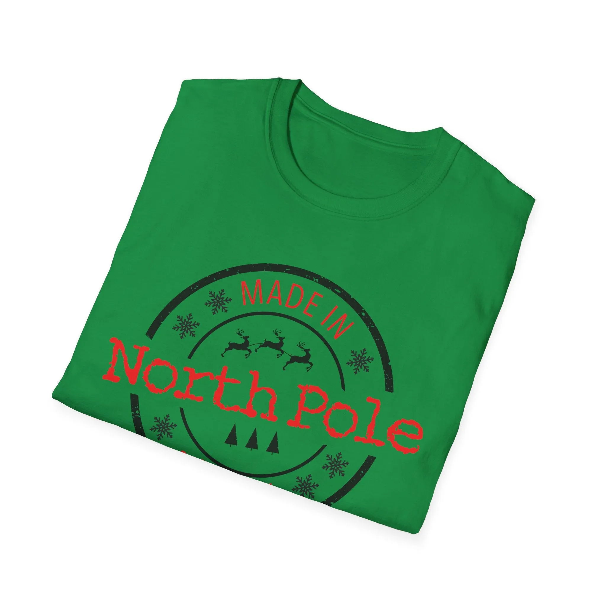 Holiday - Made in The North Pole - soft-style t-shirt